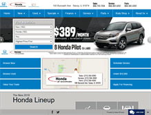 Tablet Screenshot of hondaofchampaign.com